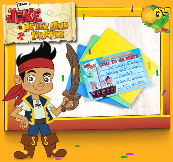 Jake Printable Party Invitation