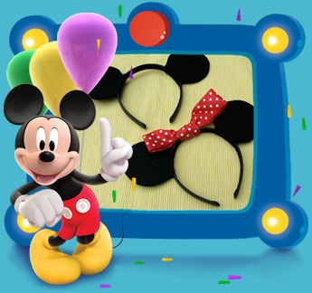 Minnie and Mickey Party Ears