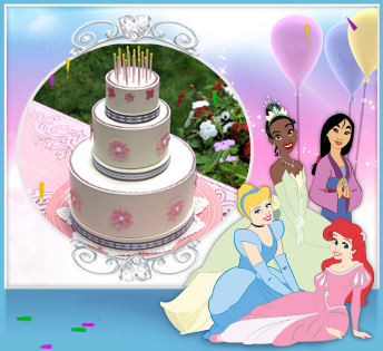 Aurora's Cake Centerpiece
