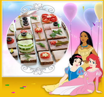 Princess Party Tea Sandwiches