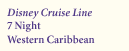 Disney Cruise Line 7 night Western Caribbean